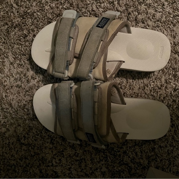 Suikoke men’s sandals size 10 beige - Picture 3 of 3